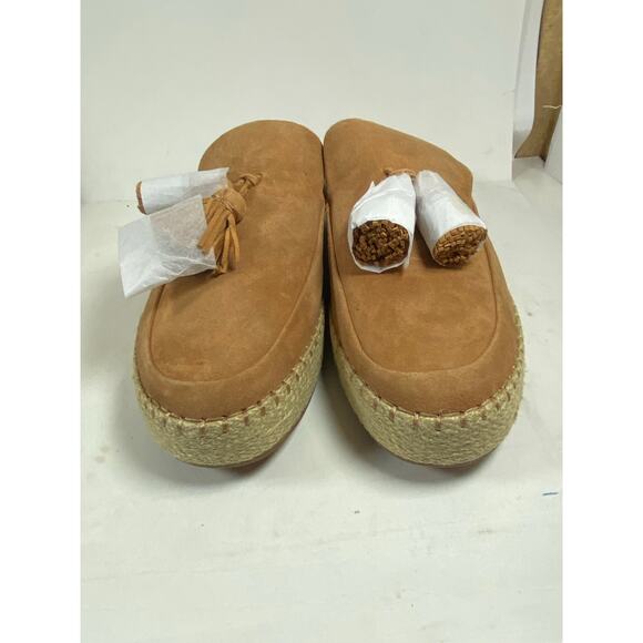 Kenneth Cole Gentle Souls Rory Leather Espadrilles Brown BRAND NEW Women's 9M - Picture 7 of 12